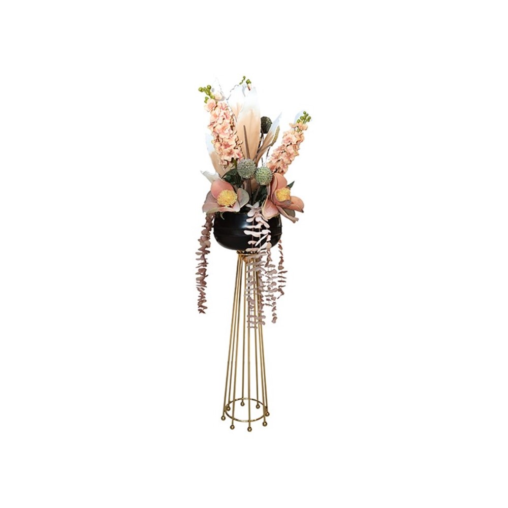 Metal Meşale Saksı 100cm