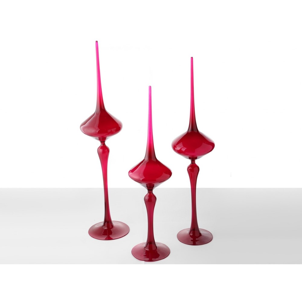 Üfleme Cam Düz Set (Değişik Renklerde)