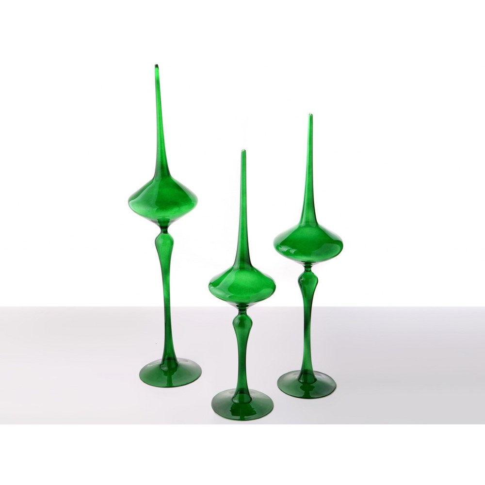 Üfleme Cam Düz Set (Değişik Renklerde)